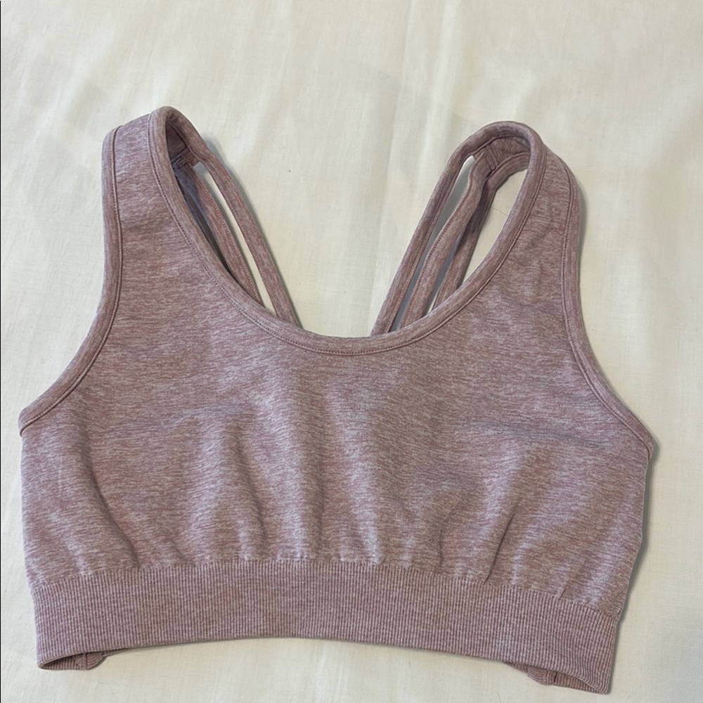 Women's Mauve Sports Bra Sz Md-VGUC